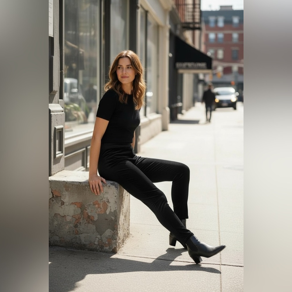 Loft. Black Velvet Leggings  size medium 

2 pair are available
